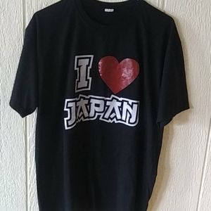 I Love Japan T-shirt. Size XL